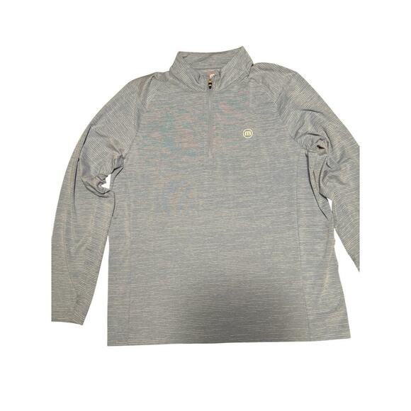 Travis Matthew 1/4 Zip Shirt  Blue Size L - Picture 1 of 10